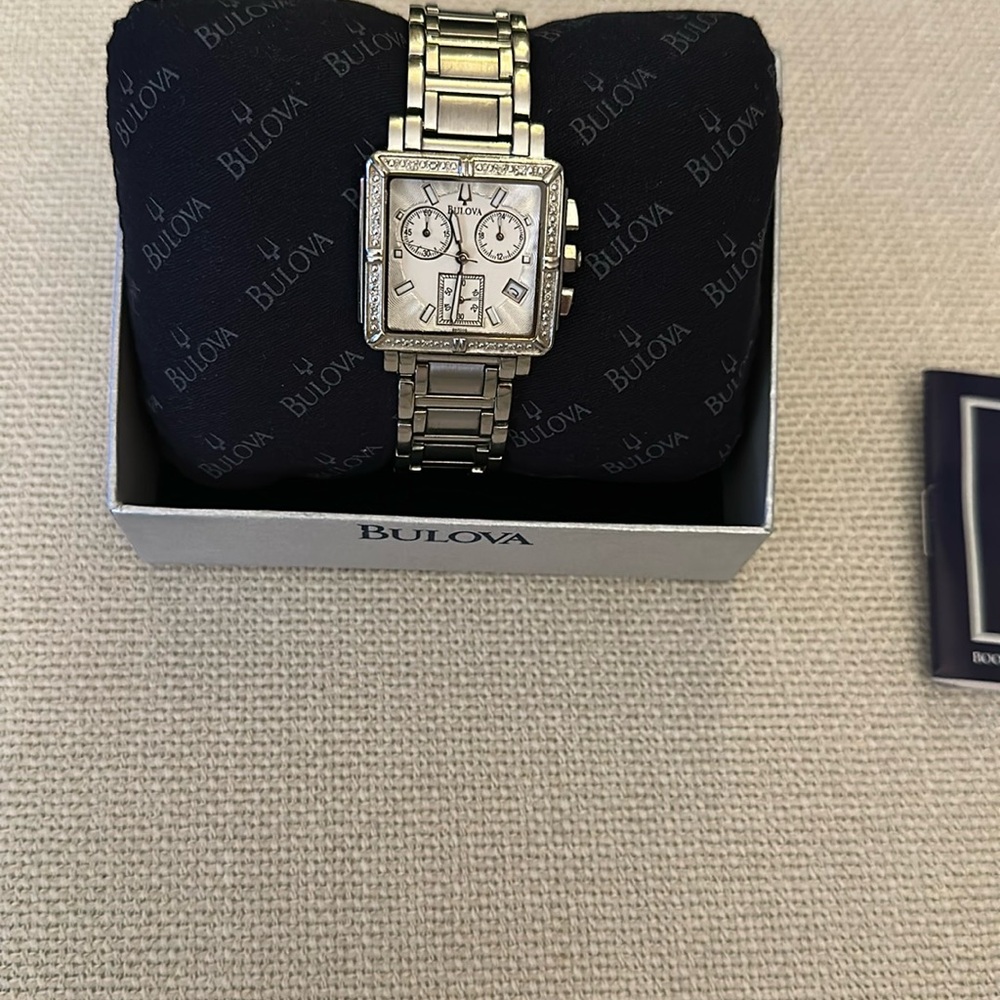 Bulova Silver Chronograph Watch - Picture 6 of 10